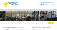 Desktop Screenshot of gastonsoftware.nl