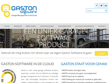 Tablet Screenshot of gastonsoftware.nl